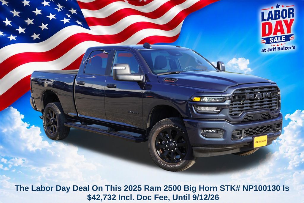 Forged Blue Metallic 2025 RAM 2500 Pickup Truck Four-Wheel Drive 8-Speed Automatic