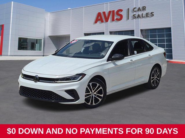 White 2025 Volkswagen Jetta Sedan Front-Wheel Drive 8-Speed Automatic
