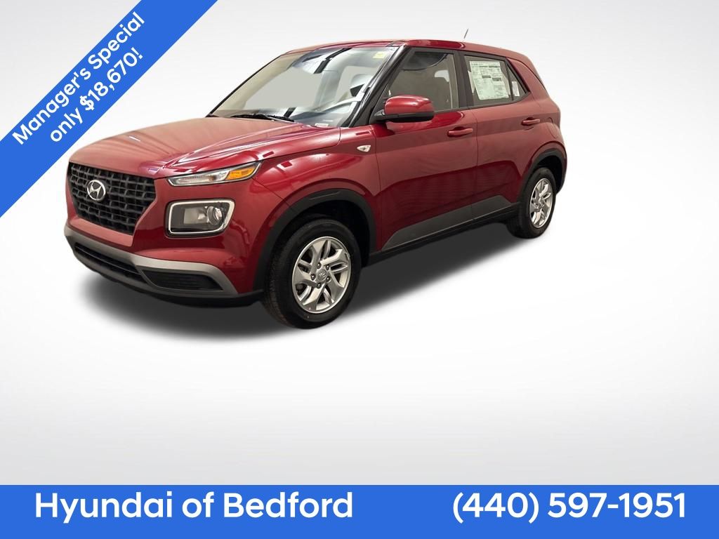 Red 2026 Hyundai Venue SE FWD SUV / Crossover Front-Wheel Drive Continuously Variable Transmission