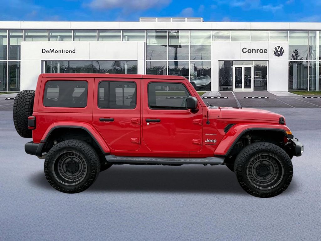 2018 Jeep Wrangler Unlimited Sahara Red at Joe Myers Mazda Kia