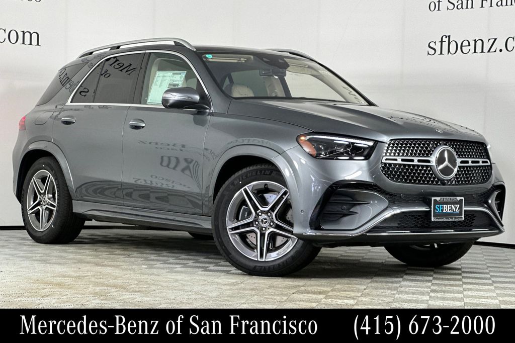 Gray (Selenite Grey Metallic) 2026 Mercedes-Benz GLE SUV / Crossover All-Wheel Drive 9-Speed Automatic