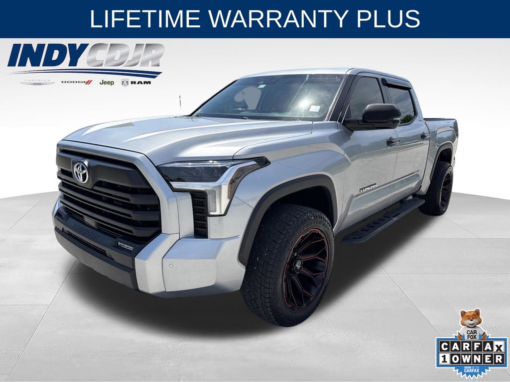 Celestial Silver Metallic 2024 Toyota Tundra Pickup Truck Four-Wheel Drive Automatic