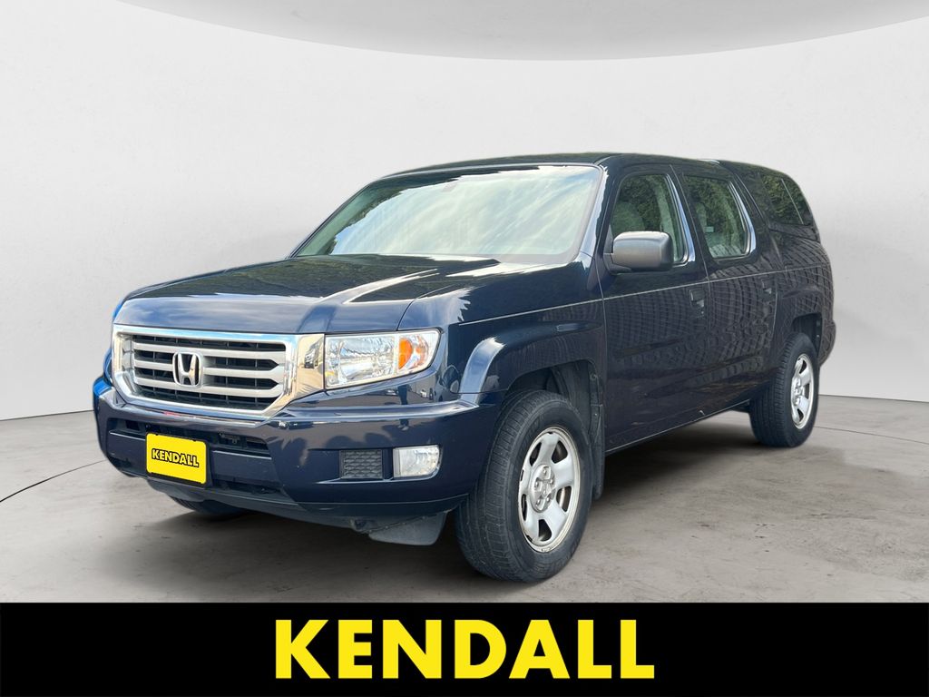 Blue 2012 Honda Ridgeline RT Pickup Truck Four-Wheel Drive 5-Speed Automatic