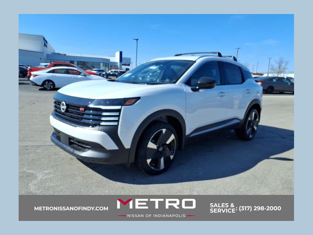 Aspen White Tricoat 2026 Nissan Kicks SUV / Crossover All-Wheel Drive Continuously Variable Transmission
