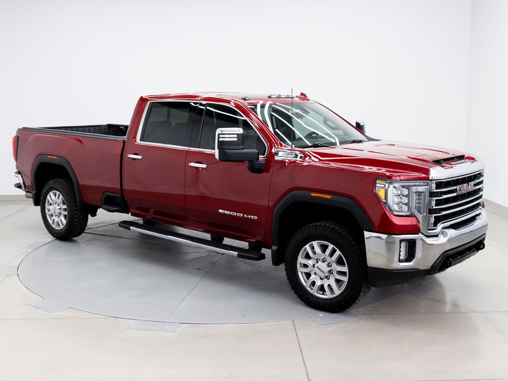 2022 Cayenne Red Tintcoat GMC Sierra 3500HD SLT 4X4 Truck