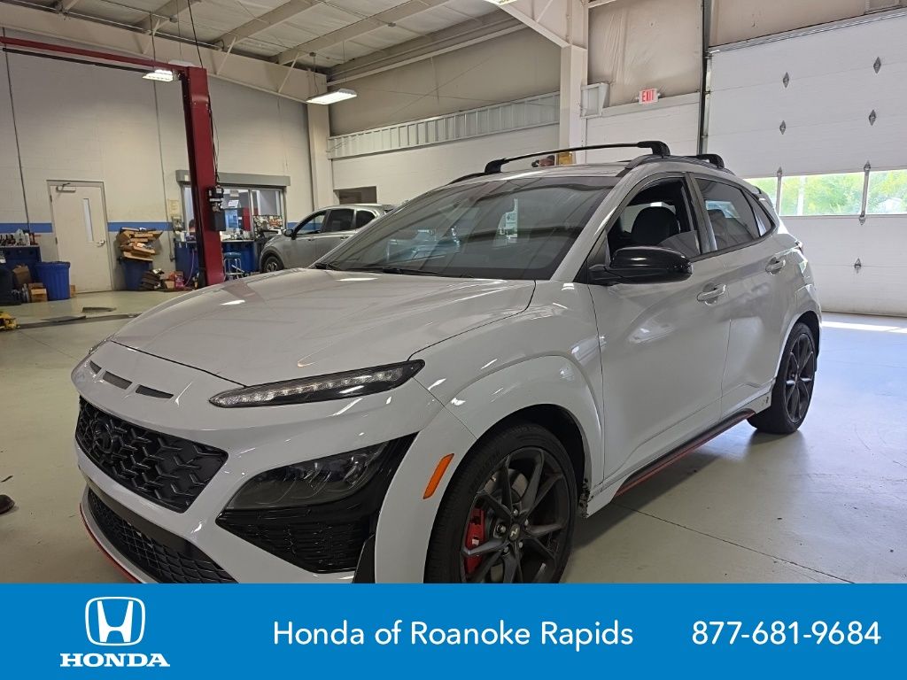 Sonic Blue 2023 Hyundai Kona N SUV / Crossover Front-Wheel Drive 8-Speed Dual Clutch