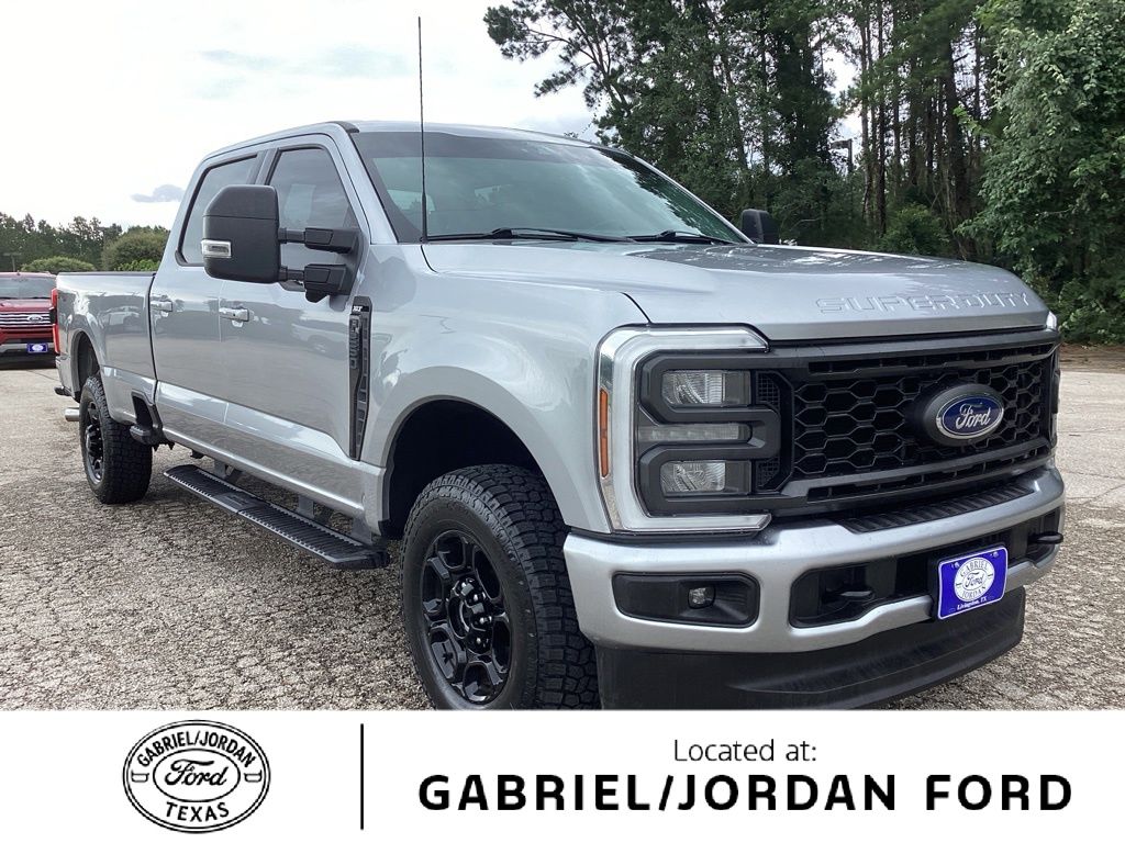 Silver Metallic 2024 Ford F-250 Super Duty Pickup Truck Four-Wheel Drive Automatic