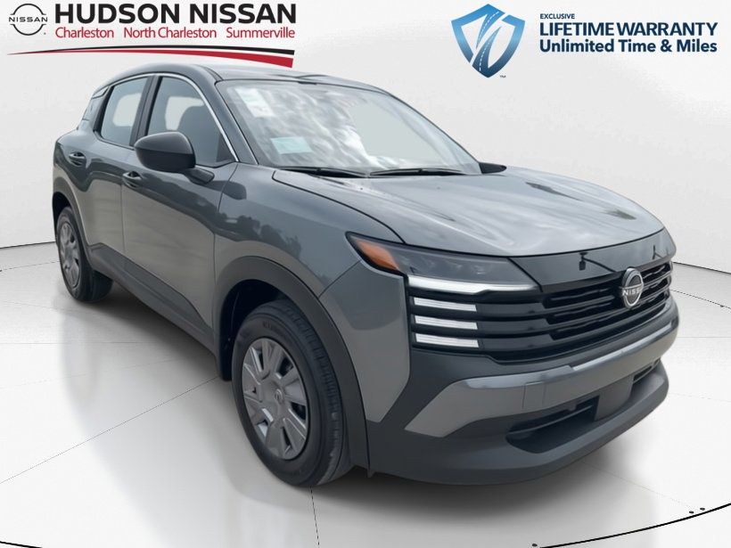2025 Gun Metallic Nissan Kicks S SUV