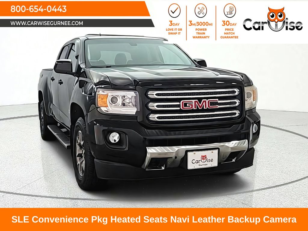 Black 2017 GMC Canyon Pickup Truck Four-Wheel Drive 8-Speed Automatic