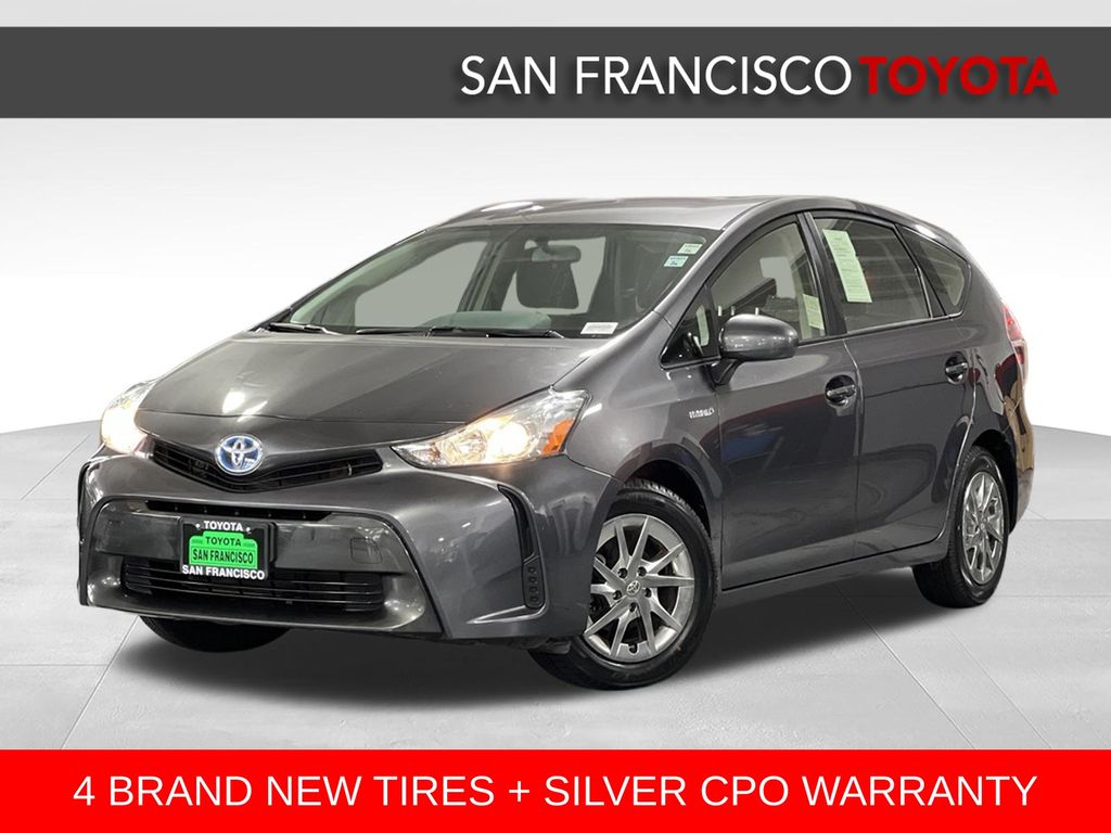 Magnetic Gray 2017 Toyota Prius v Wagon Front-Wheel Drive Continuously Variable Transmission
