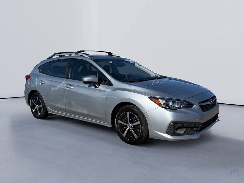 Ice Silver Metallic 2023 Subaru Impreza Premium Wagon AWD Wagon All-Wheel Drive Continuously Variable Transmission