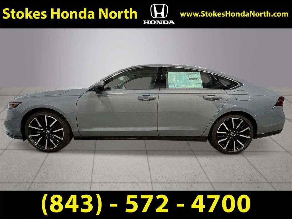 2026 Honda Accord Hybrid Touring Gray at Stokes Honda North