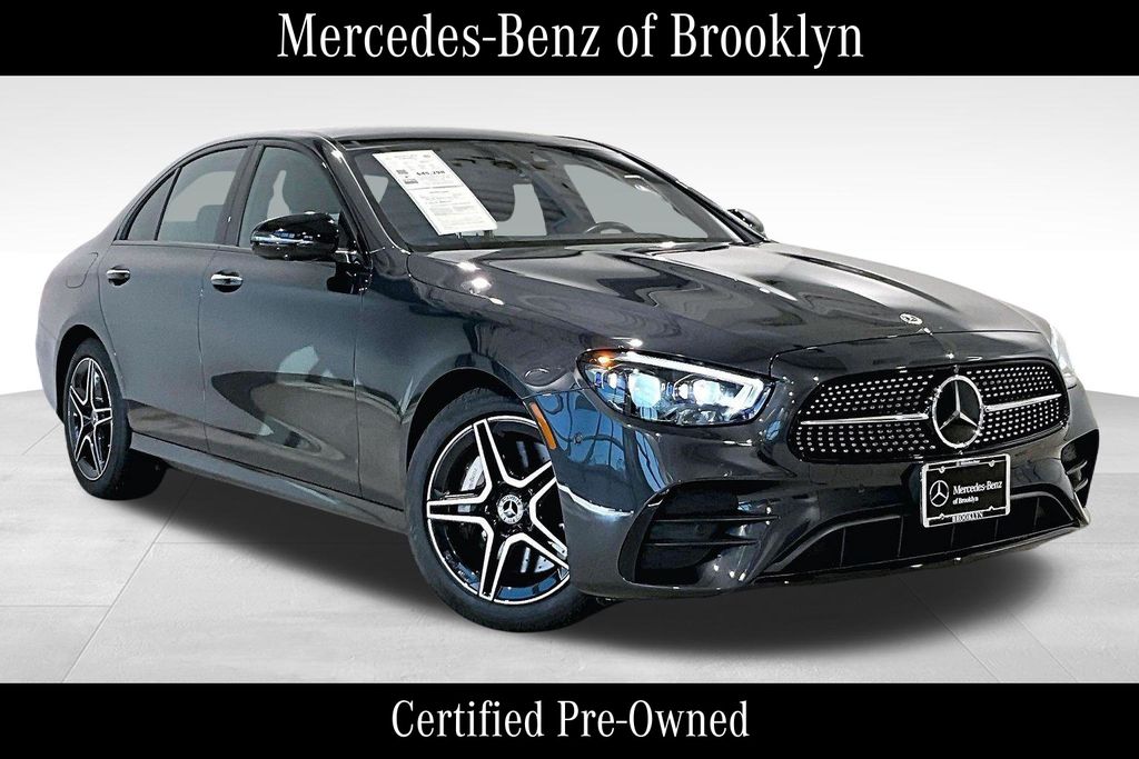 Graphite Gray Metallic 2023 Mercedes-Benz E-Class Sedan All-Wheel Drive 9-Speed Automatic