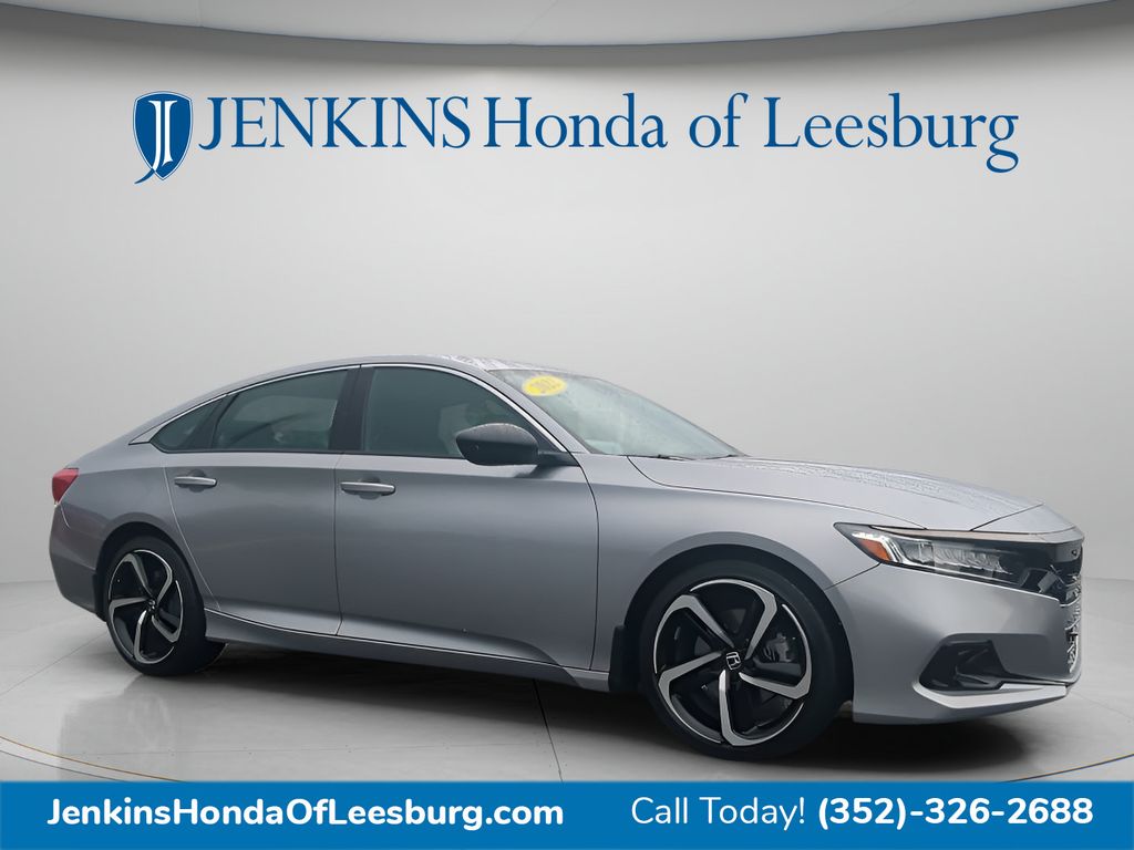 Lunar Silver Metallic 2022 Honda Accord Sedan Front-Wheel Drive Continuously Variable Transmission