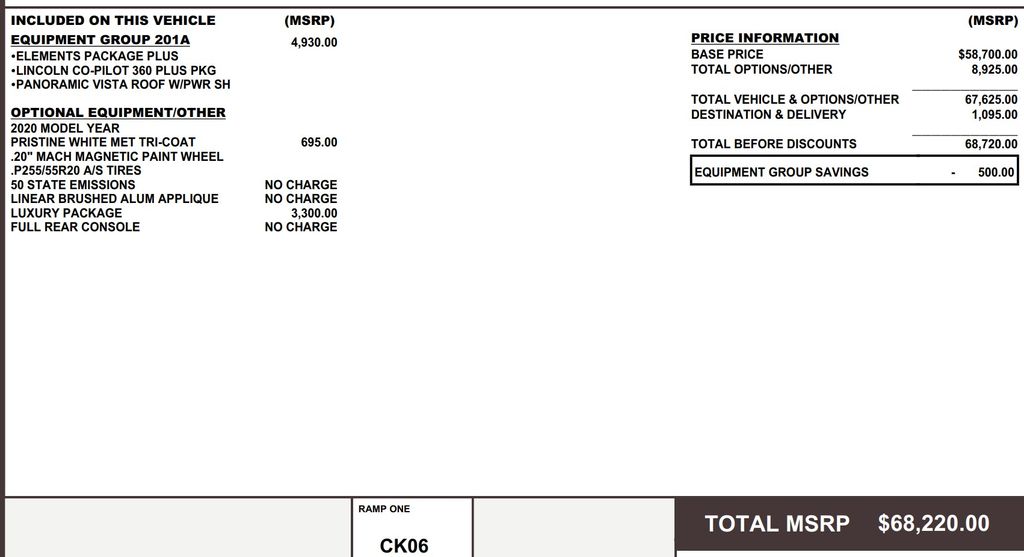 2020 Lincoln Aviator Reserve photo