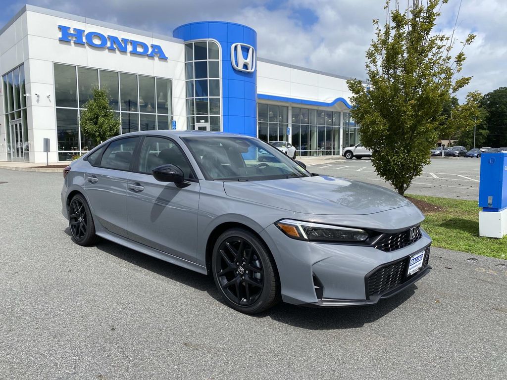 Urban Gray Pearl 2026 Honda Civic Sedan Front-Wheel Drive Continuously Variable Transmission