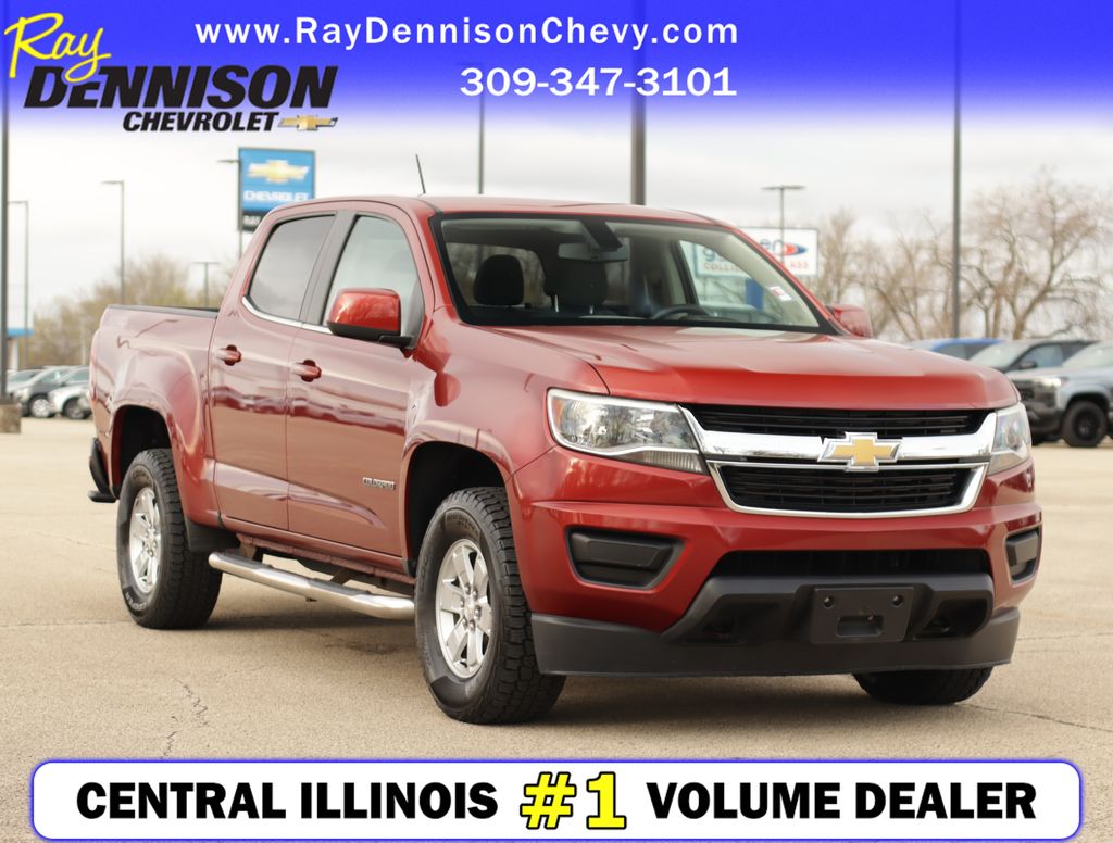 Red Rock Metallic 2016 Chevrolet Colorado Work Truck Crew Cab 4WD Pickup Truck Four-Wheel Drive 6-Speed Automatic