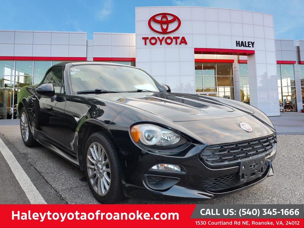Nero Cinema Jet Black 2017 FIAT 124 Spider Convertible Rear-Wheel Drive 6-Speed Automatic