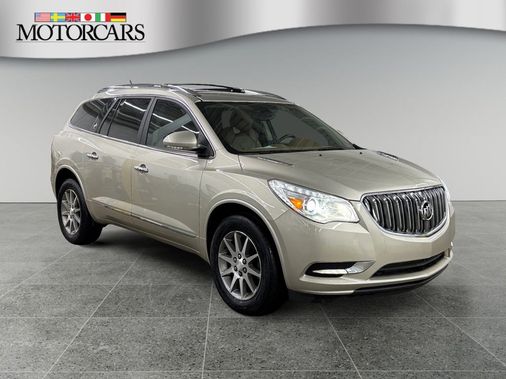 Champagne Silver Metallic 2013 Buick Enclave Leather AWD SUV / Crossover All-Wheel Drive 6-Speed Automatic