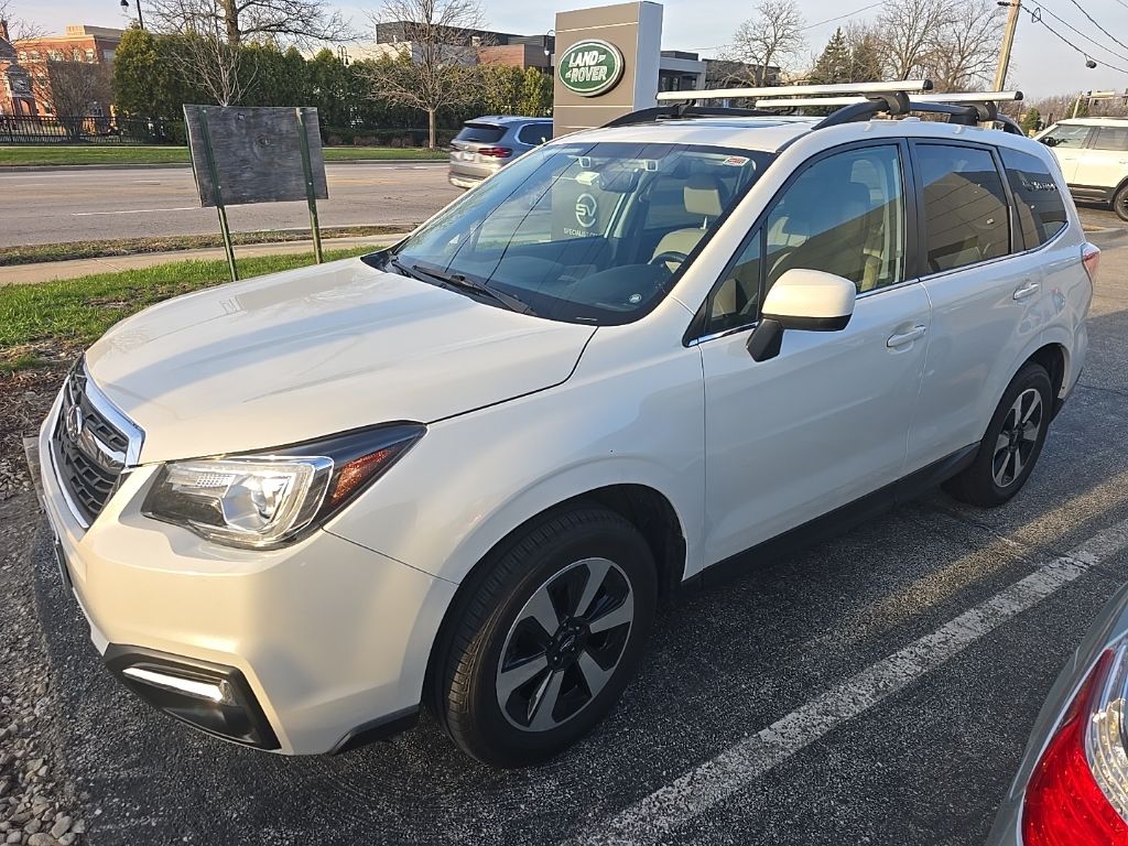 Crystal White Pearl 2018 Subaru Forester 2.5i Limited SUV / Crossover All-Wheel Drive Continuously Variable Transmission