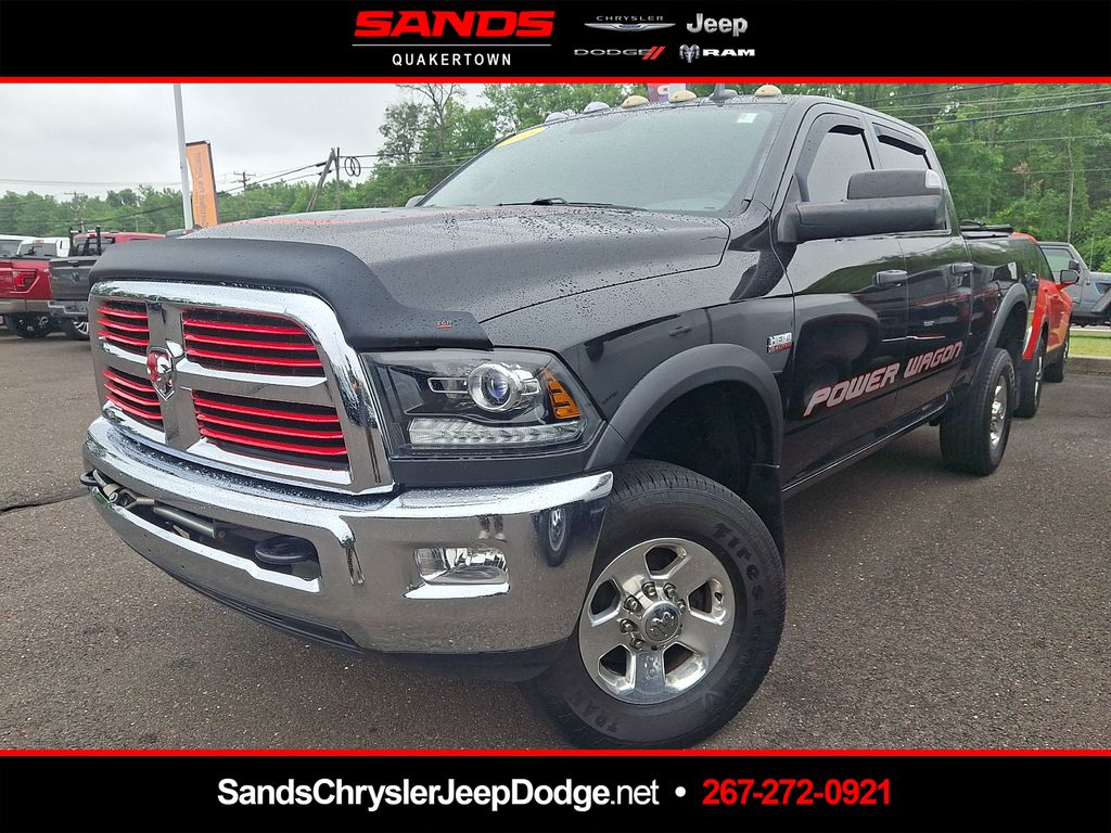 Brilliant Black Crystal Pearlcoat 2016 RAM 2500 Pickup Truck Four-Wheel Drive 6-Speed Automatic
