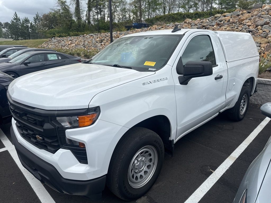 Summit White 2023 Chevrolet Silverado 1500 Work Truck RWD Pickup Truck 4X2 8-Speed Automatic