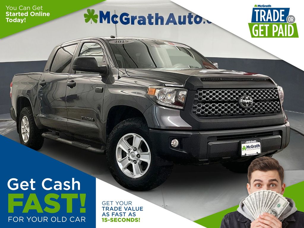Magnetic Gray Metallic 2019 Toyota Tundra Pickup Truck Four-Wheel Drive 6-Speed Automatic