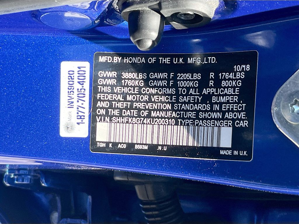 Used 2019 Blue Honda Touring image 30