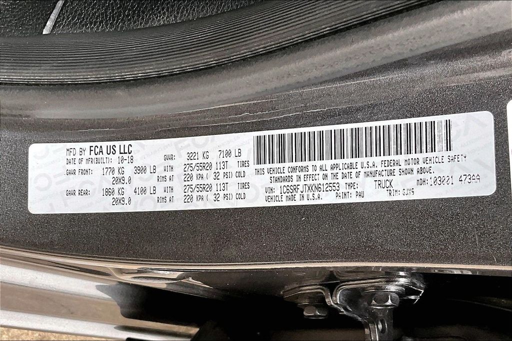 2019 Ram 1500 Laramie Gray at Texan Dodge Chrysler Jeep Ram