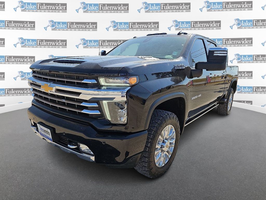 Black 2022 Chevrolet Silverado 3500HD Pickup Truck Four-Wheel Drive Automatic