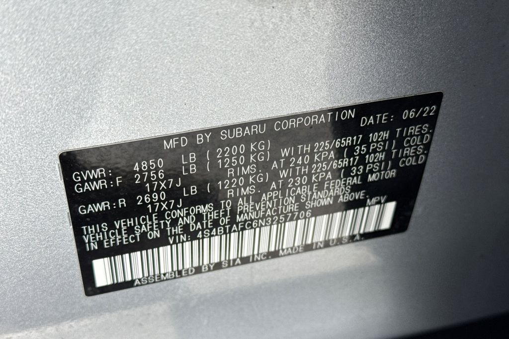 used 2022 Subaru Outback car, priced at $22,906