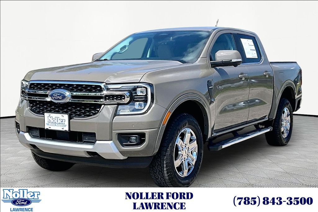 Gray 2025 Ford Ranger Pickup Truck Four-Wheel Drive Automatic
