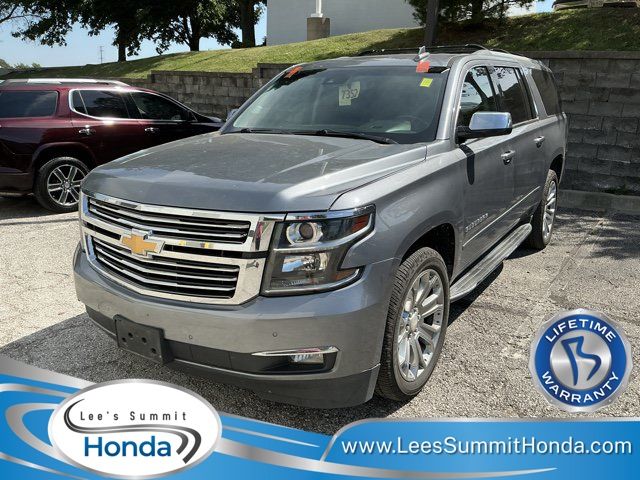 Gray (Satin Steel Metallic) 2018 Chevrolet Suburban SUV / Crossover Four-Wheel Drive 6-Speed Automatic Overdrive