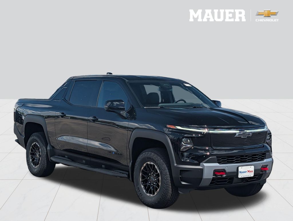 Black 2026 Chevrolet Silverado EV Pickup Truck All-Wheel Drive 1-Speed Automatic