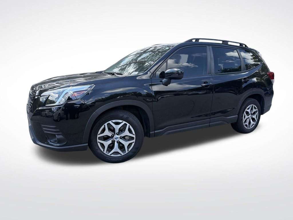 Crystal Black Silica 2024 Subaru Forester SUV / Crossover All-Wheel Drive Continuously Variable Transmission
