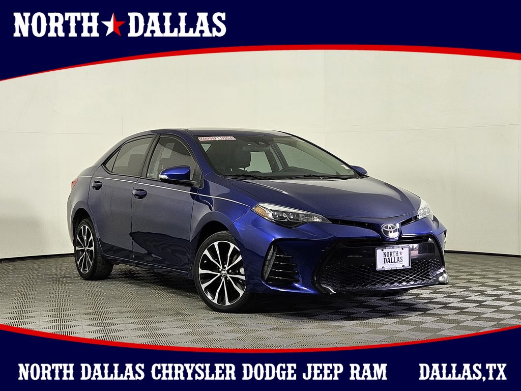 Blue Crush Metallic 2017 Toyota Corolla SE Sedan Front-Wheel Drive Continuously Variable Transmission