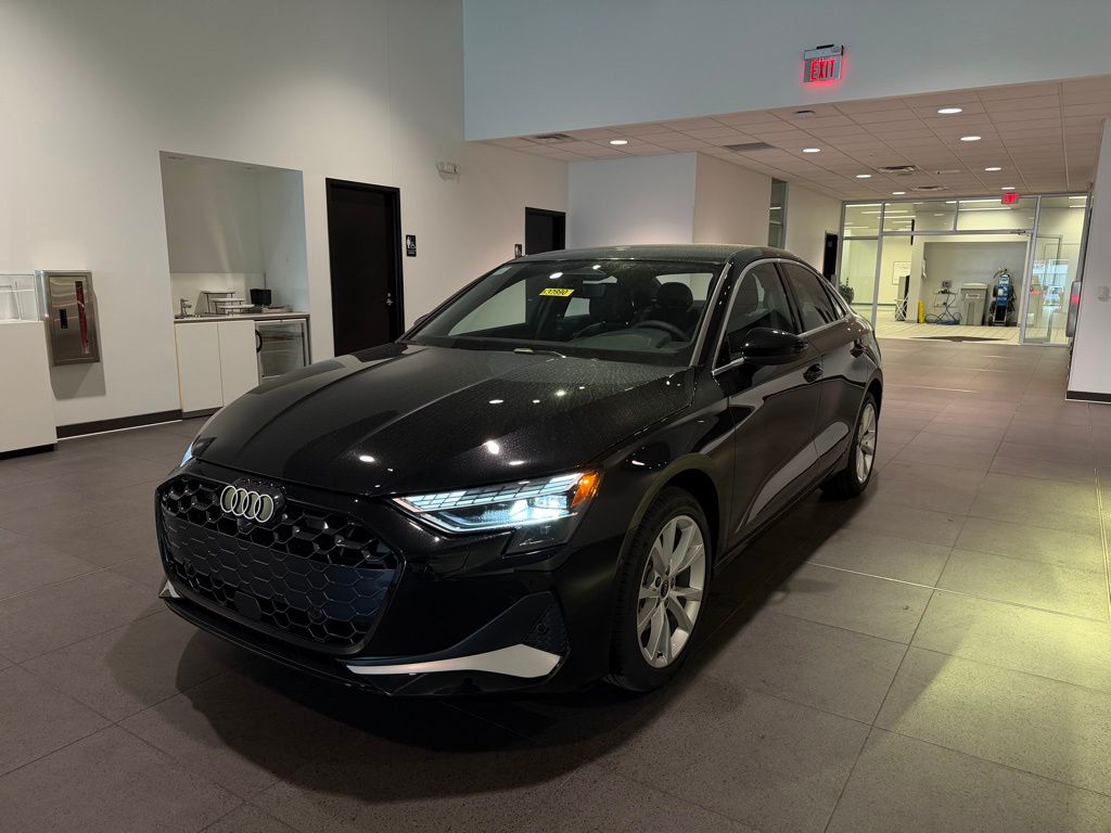 Mythos Black Metallic 2026 Audi A3 quattro Premium Plus 40 TFSI Sedan All-Wheel Drive 7-Speed Automatic