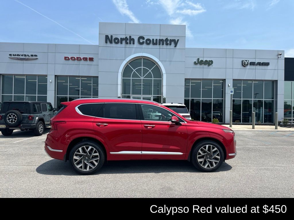 Calypso Red 2023 Hyundai Santa Fe SUV / Crossover Front-Wheel Drive Automatic