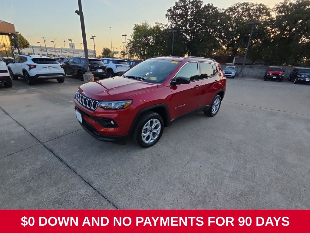 Red 2025 Jeep Compass SUV / Crossover Four-Wheel Drive 8-Speed Automatic