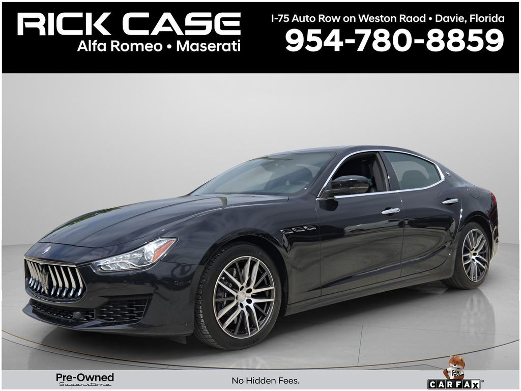Nero Ribelle Mica 2019 Maserati Ghibli S Q4 3.0L AWD Sedan All-Wheel Drive 8-Speed Automatic