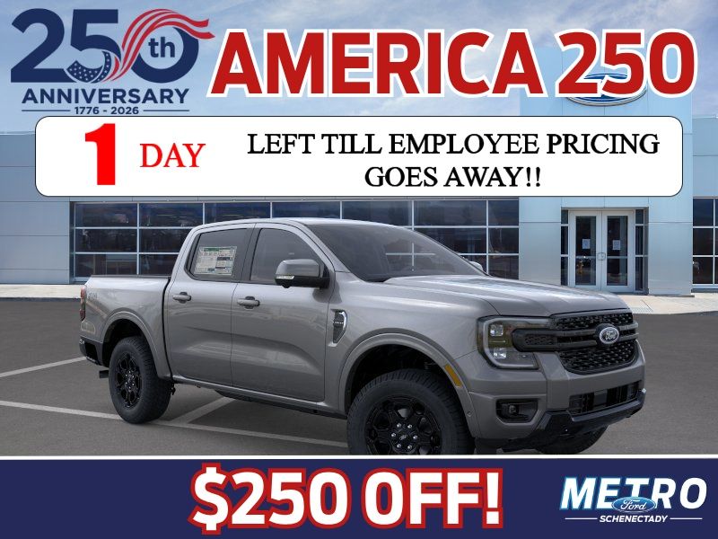 Carbonized Gray Metallic 2025 Ford Ranger Pickup Truck Four-Wheel Drive Automatic