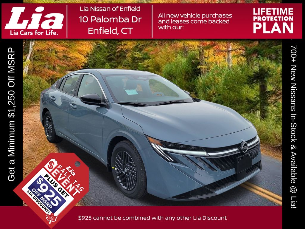 Gray Metallic 2026 Nissan Sentra Sedan Front-Wheel Drive Continuously Variable Transmission