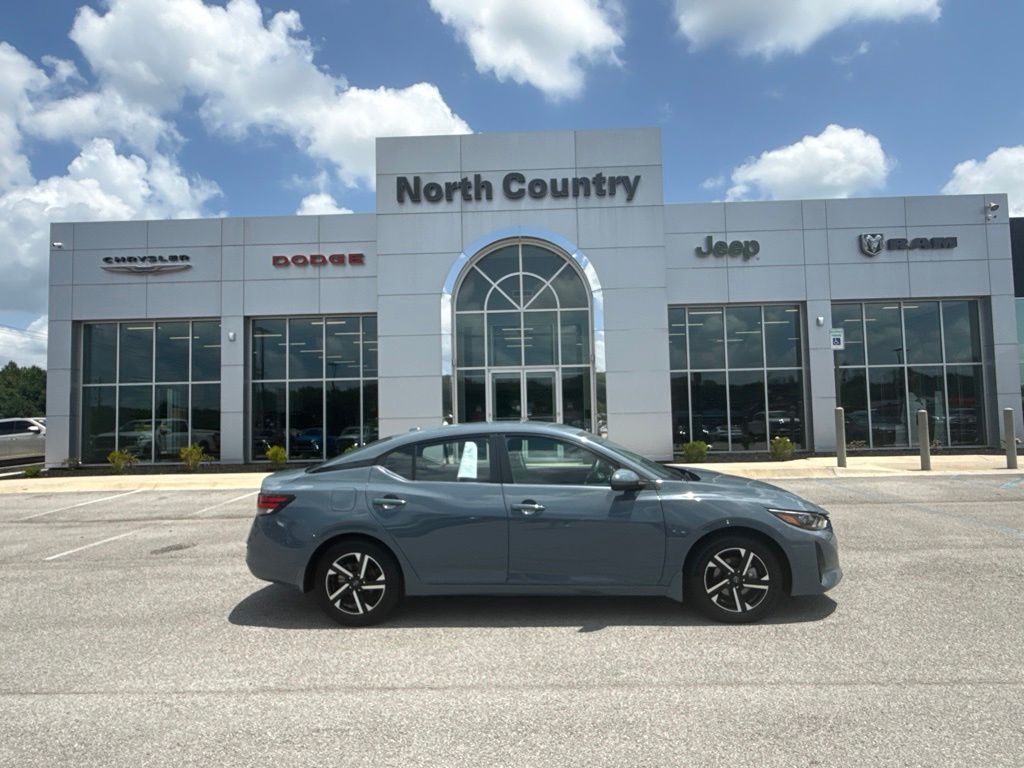 Atlantic Gray Metallic 2025 Nissan Sentra Sedan Front-Wheel Drive Continuously Variable Transmission