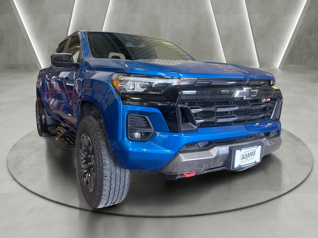 Glacier Blue Metallic 2024 Chevrolet Colorado Pickup Truck Four-Wheel Drive 8-Speed Automatic
