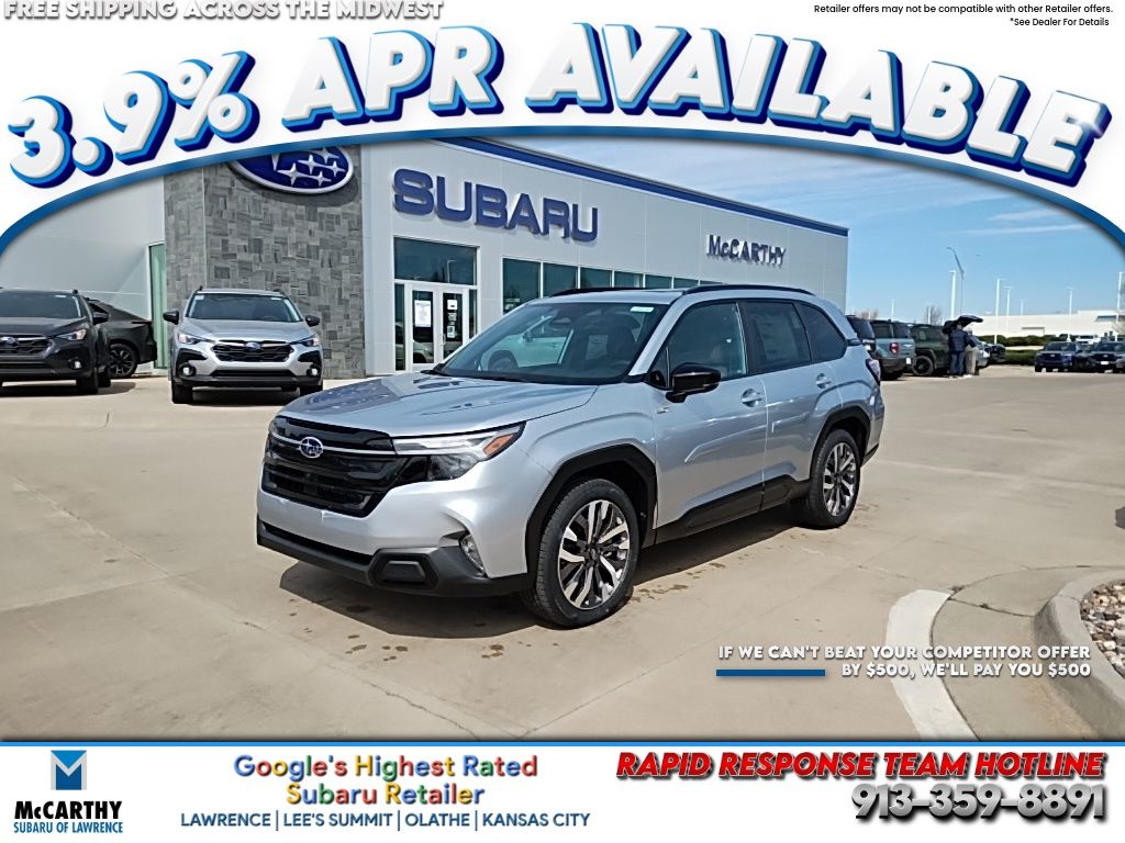 Silver Metallic 2026 Subaru Forester Hybrid Touring AWD SUV / Crossover All-Wheel Drive Continuously Variable Transmission