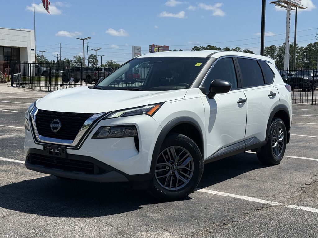 2023 Nissan Rogue S White at South Houston Nissan