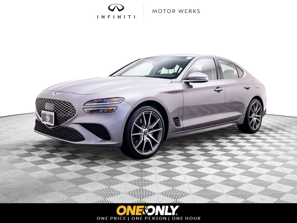 Savile Silver 2023 Genesis G70 Sedan Rear-Wheel Drive 8-Speed Automatic