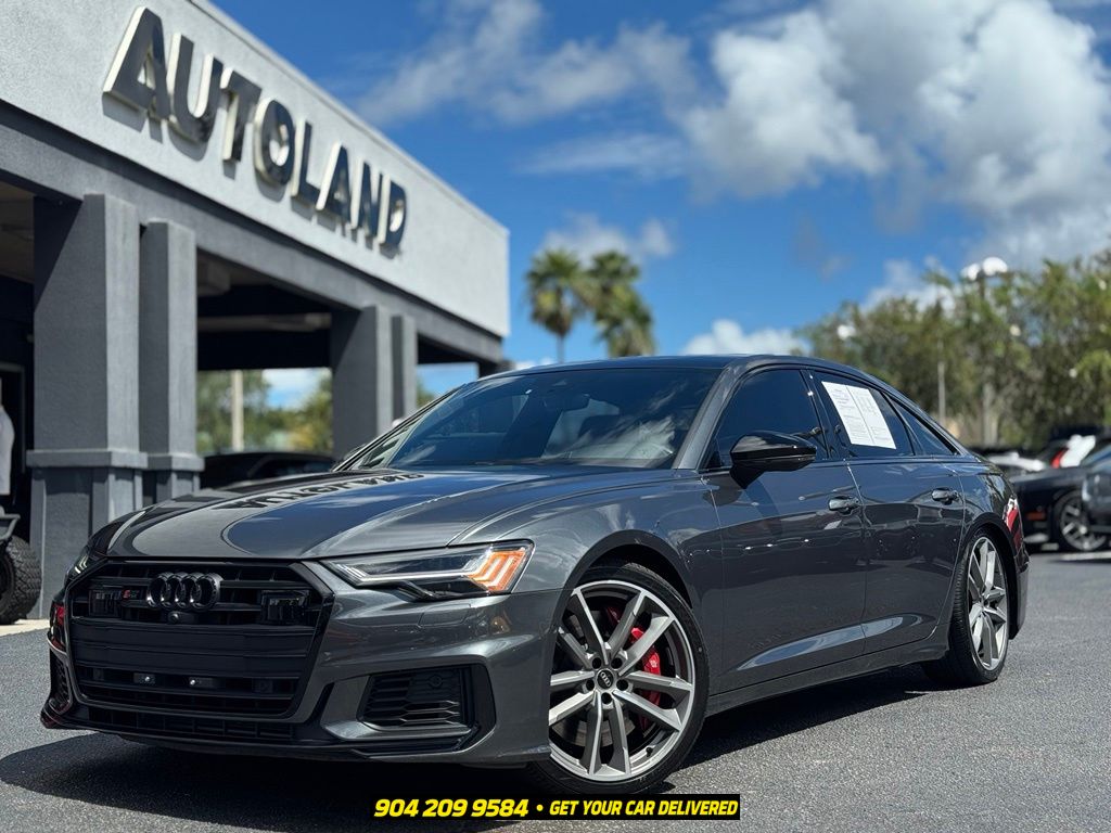 Daytona Gray Pearl Effect 2021 Audi S6 Sedan All-Wheel Drive 8-Speed Automatic