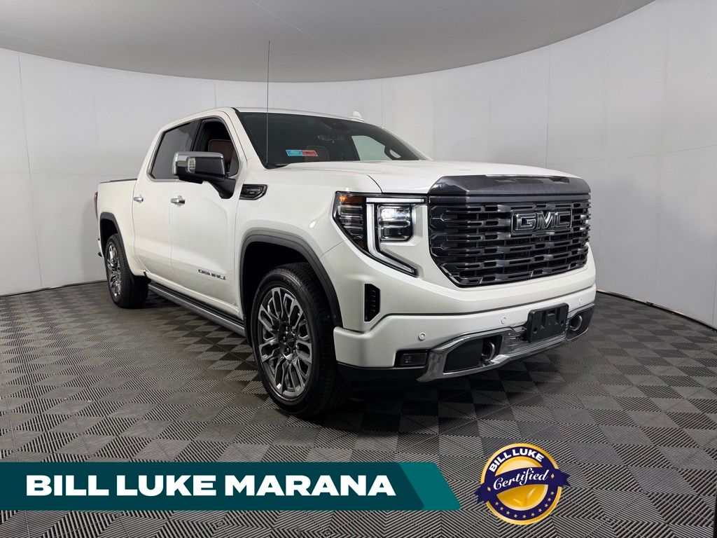 White Frost Tricoat 2024 GMC Sierra 1500 Pickup Truck Four-Wheel Drive Automatic