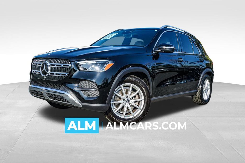 Obsidian Black Metallic 2025 Mercedes-Benz GLE 350 4MATIC SUV / Crossover All-Wheel Drive 9-Speed Automatic